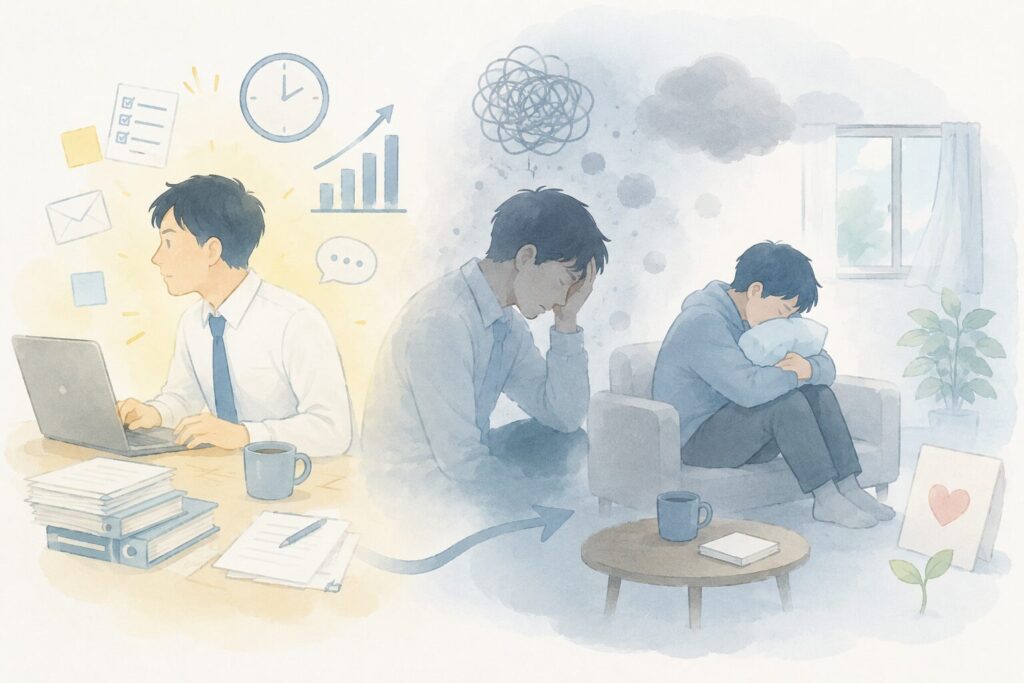 仕事を頑張った末にうつ病で休職